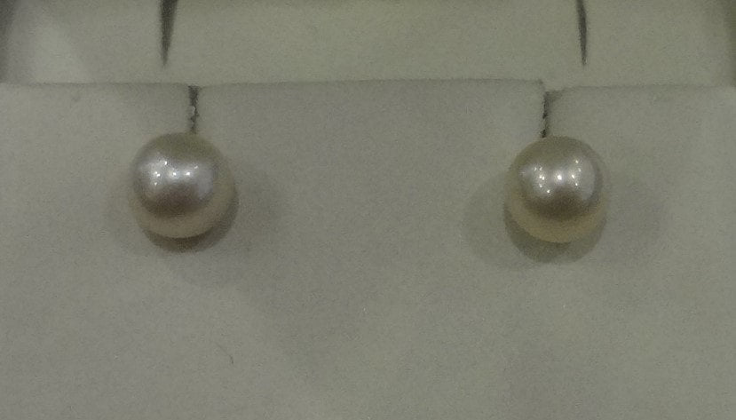 Cultured Pearl Earrings 7.5-8mm