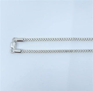 Cadena Franco de plata de ley, 22" 