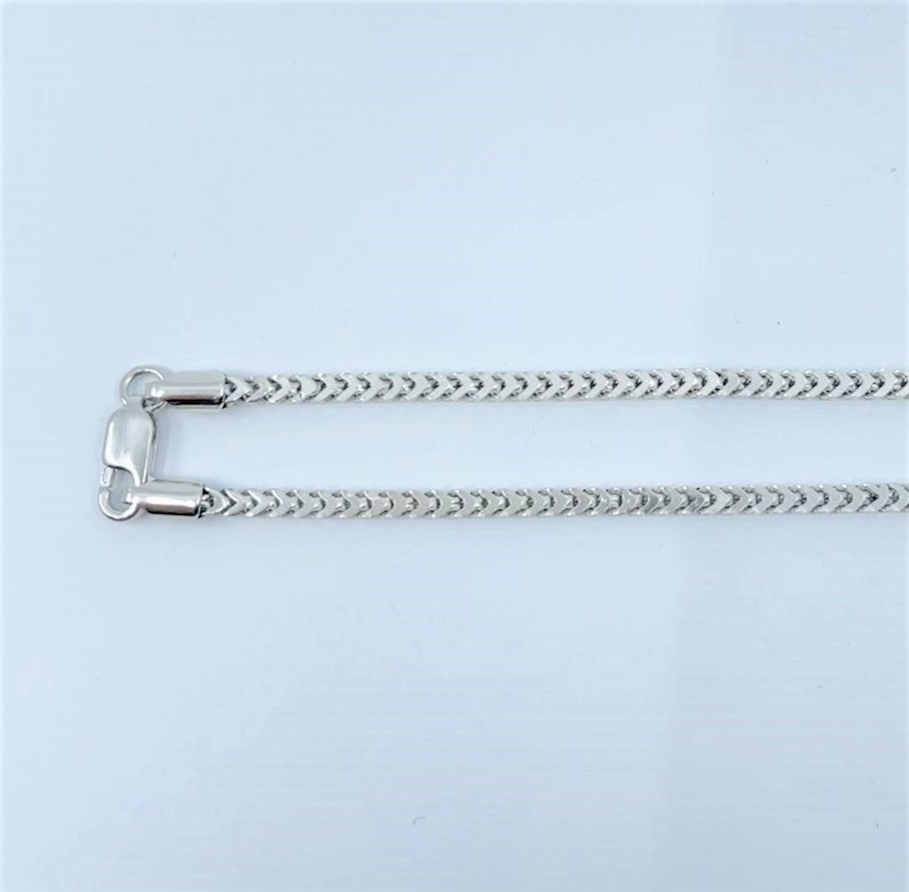 Sterling Silver Franco Chain, 22&quot;