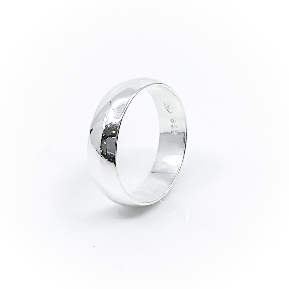 925 Sterling Silver 6mm Comfort Fit Ring