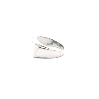 Silver 925 High Polish Cubic Zirconia Engravable Ring