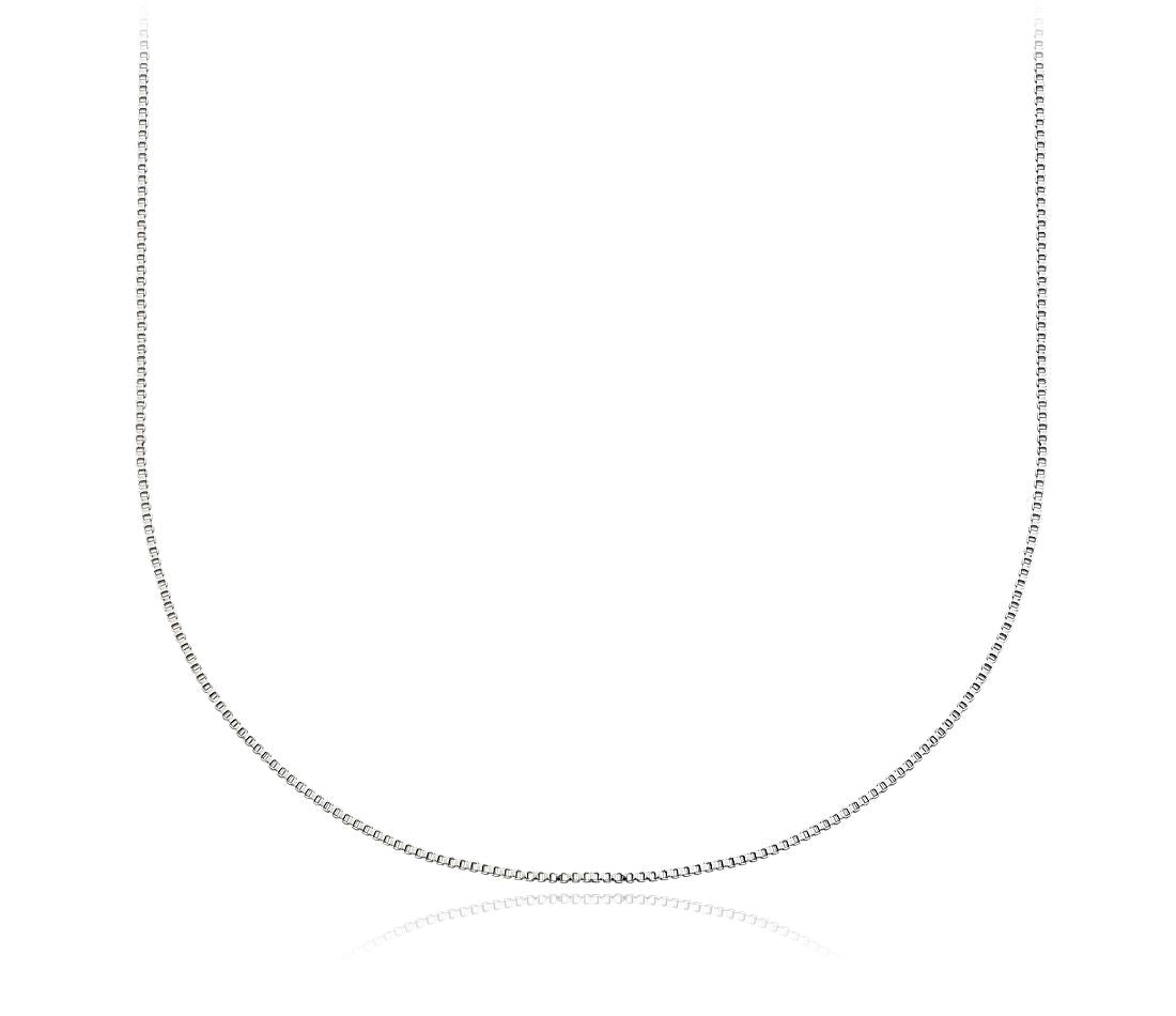 925 Sterling Silver 10mm Thick Box Chain - 20 Inches