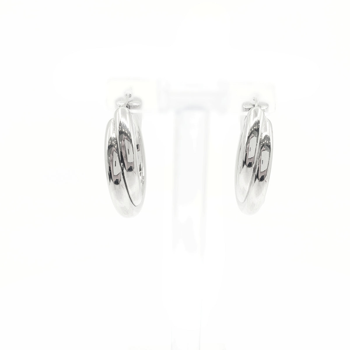 Sterling Silver Hoop Earrings 28mm