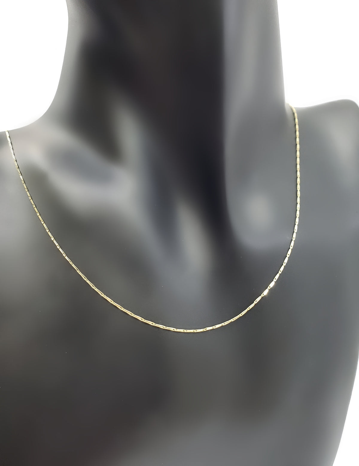 10K Yellow Gold 0.60mm Fancy Link Chain - 18 Inches