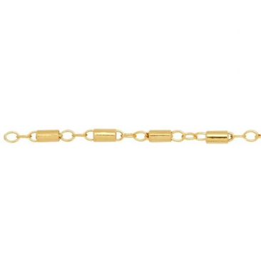 Cadena Aria, cadena amarilla llena de oro 14/20 por pulgada - pulsera / collar / tobillera joyería permanente 