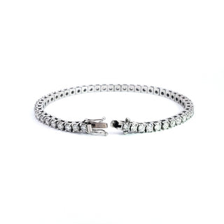 14K White Gold 4.60cttw Diamond Tennis Bracelet, 7"