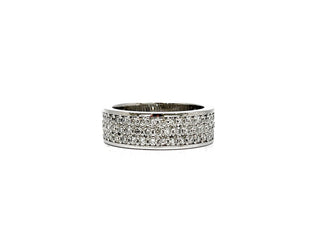 14K White Gold 1.20cttw Diamond Ring, size 6.25