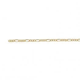 Cadena Charlie, cadena amarilla llena de oro 14/20 por pulgada - pulsera / collar / tobillera joyería permanente