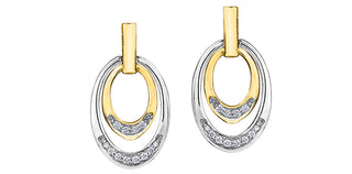 Pendientes de diamantes