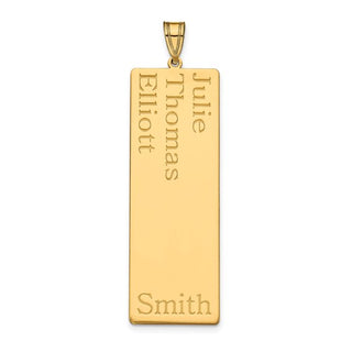 (Hasta 8 nombres) Nombre Familia Colgante 