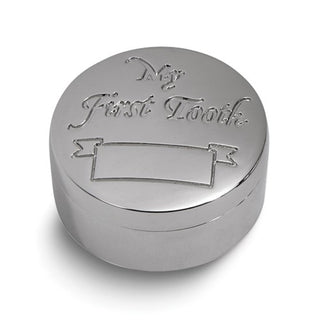 Cajas redondas niqueladas para primer diente y primer rizo