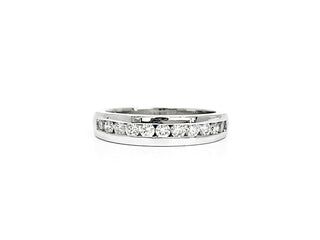 14K White Gold 0.45ctts Diamond Wedding Ring