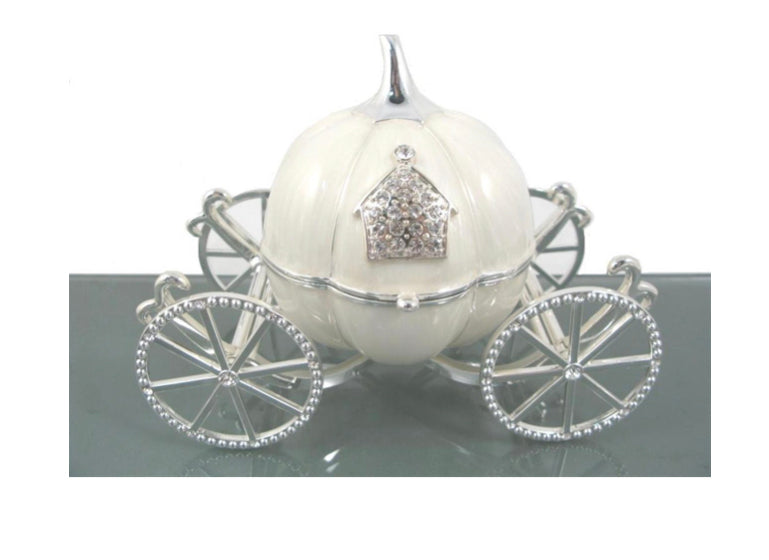 Large Pumpkin Carriage Jewelry Box