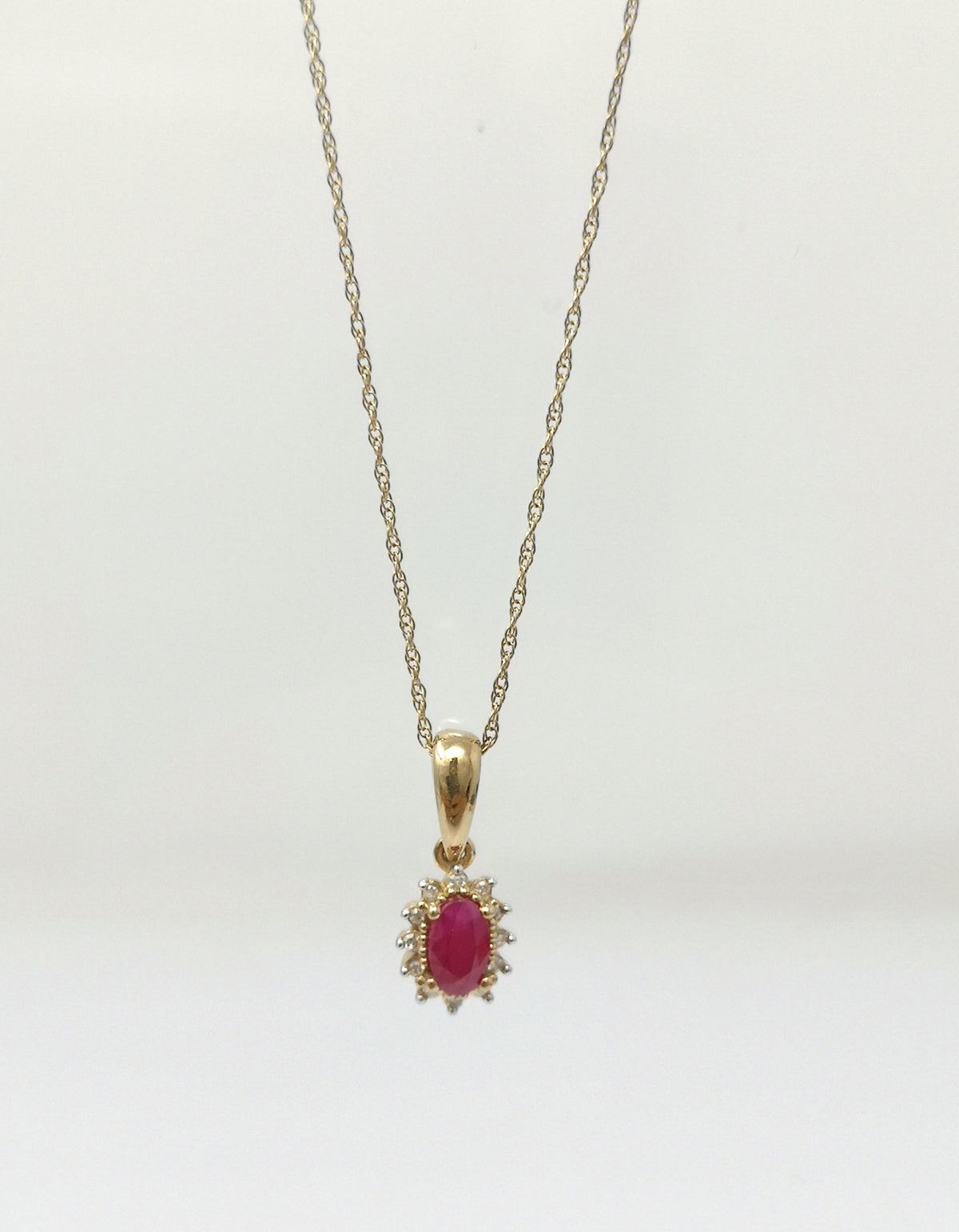 Ruby and Diamond Necklace