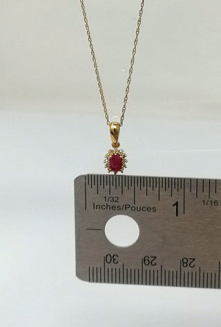 Ruby and Diamond Necklace