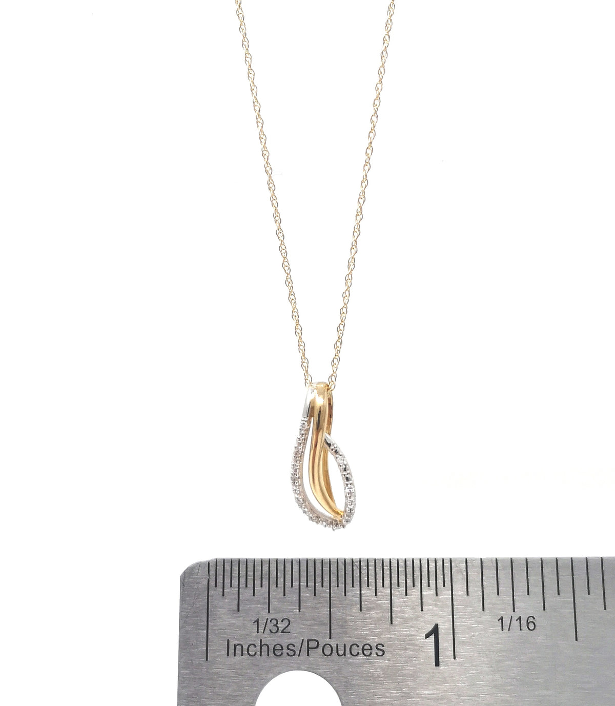 Yellow Gold Diamond Pendant