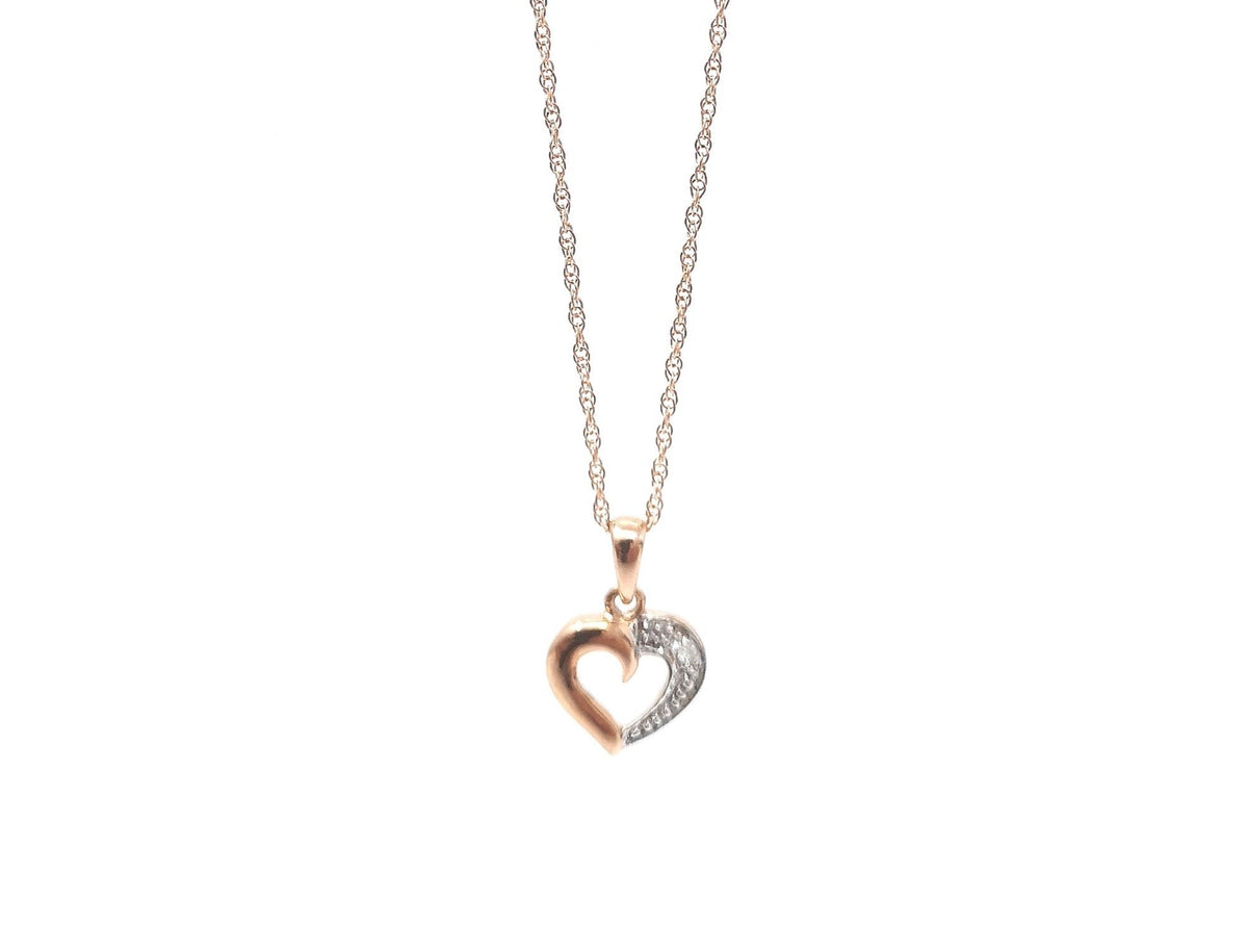 Rose Gold Diamond Pendant