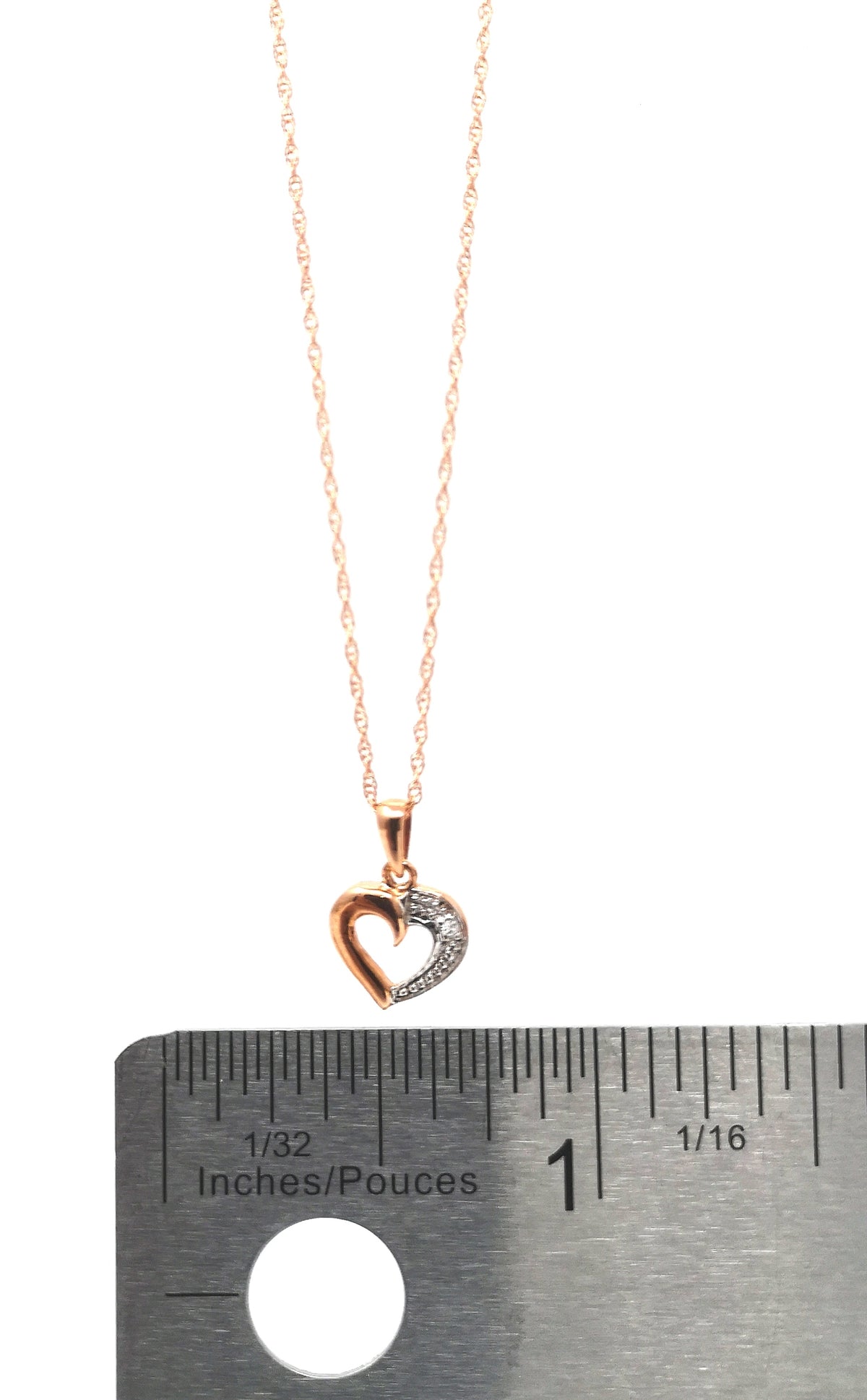 Rose Gold Diamond Pendant