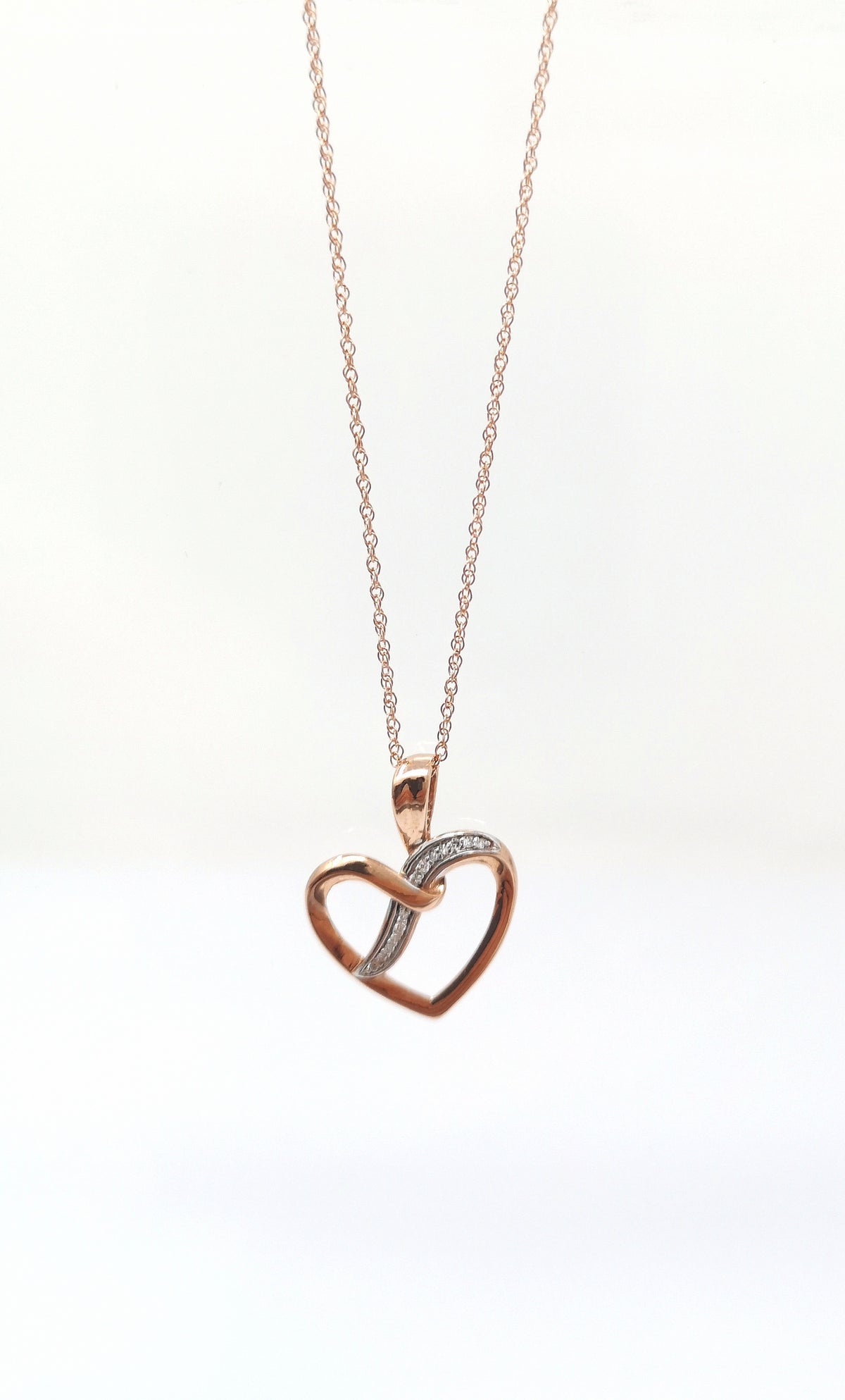 Rose Gold Diamond Pendant