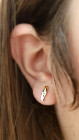 Pendientes de diamantes
