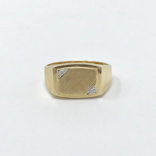 Anillo de sello para caballero