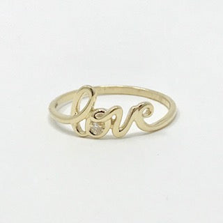 Diamond Love Ring