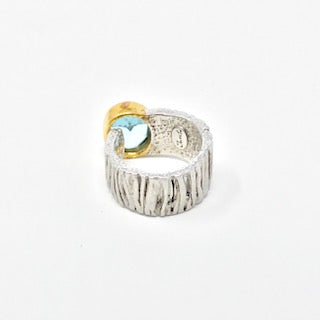 Juvite Ring with Blue Topaz