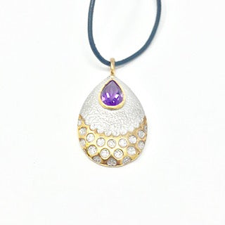Silver Amethyst Pendant