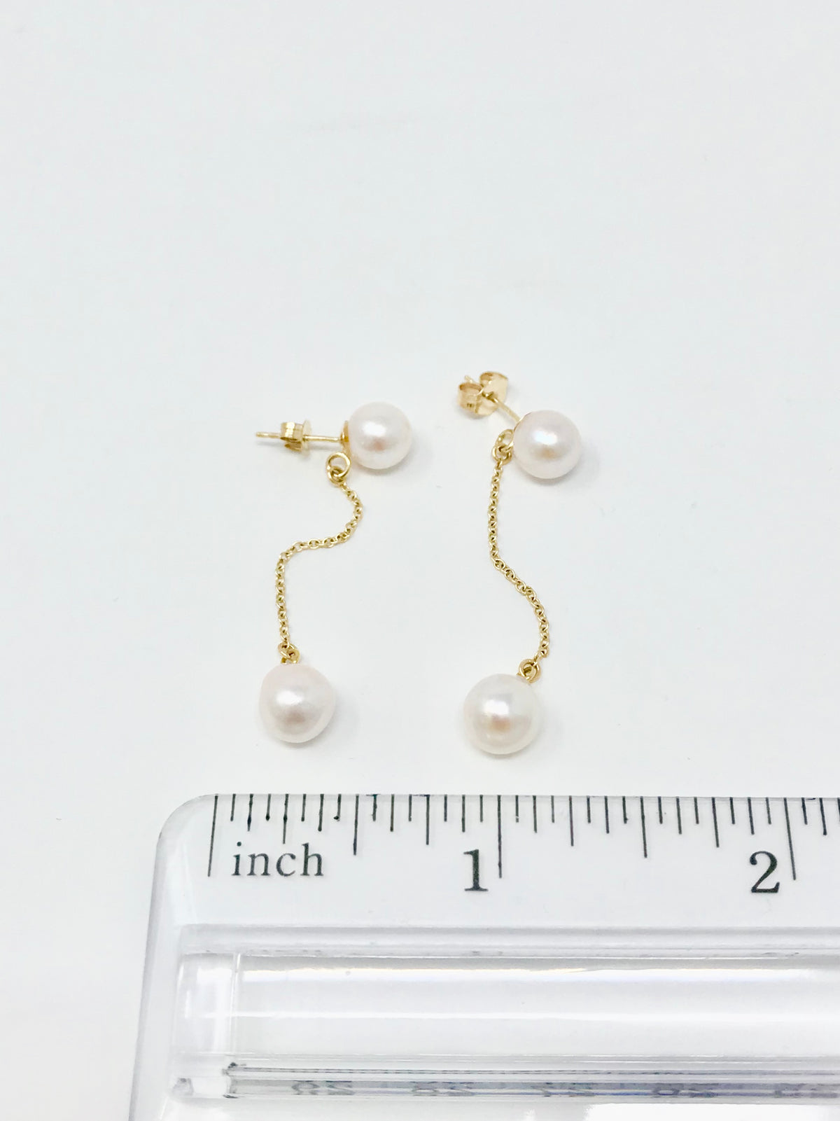 Pendientes colgantes de perlas cultivadas