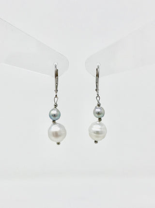 Pendientes colgantes de perlas de los mares del sur