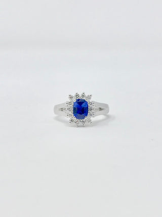 Sapphire and Diamond Ring
