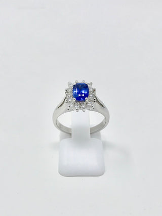Sapphire and Diamond Ring