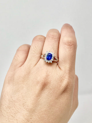 Sapphire and Diamond Ring