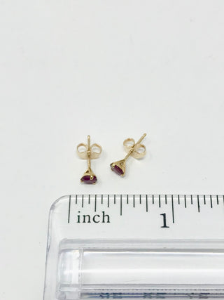 Pendientes de rubí
