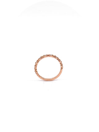 10K Rose Gold 0.18cttw Diamond Ring