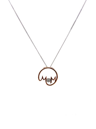Colgante de diamantes "mamá"