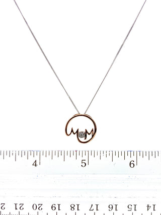 Colgante de diamantes "mamá"