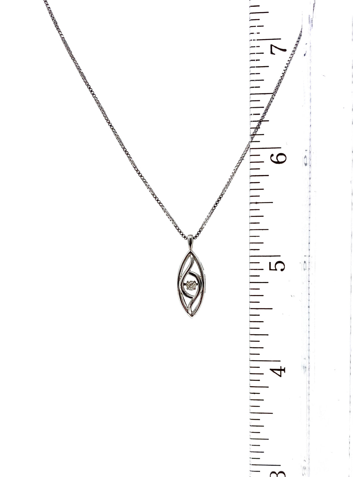 Diamond Silver Necklace