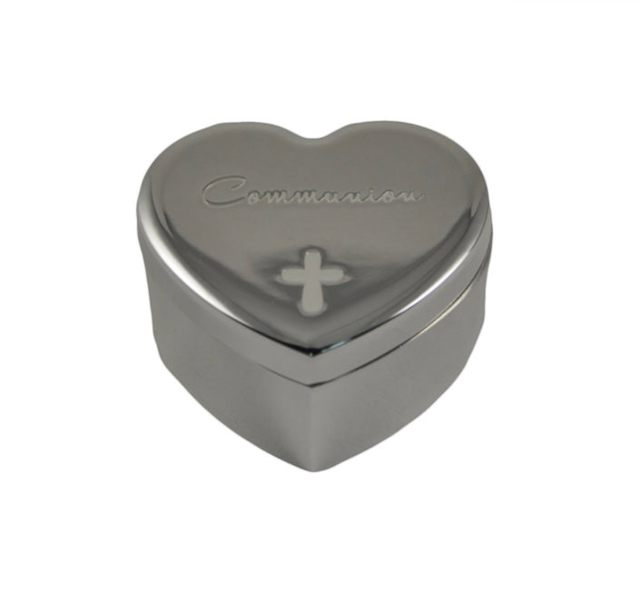 Communion Heart Shaped Trinket Box