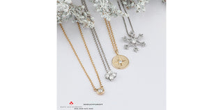 14K Yellow Gold 0.10cttw, 0.14cttw & 0.18cttw Canadian Diamond Bezel Set Pendant, 18"