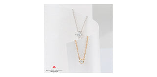 14K Yellow Gold 0.10cttw, 0.14cttw & 0.18cttw Canadian Diamond Bezel Set Pendant, 18"