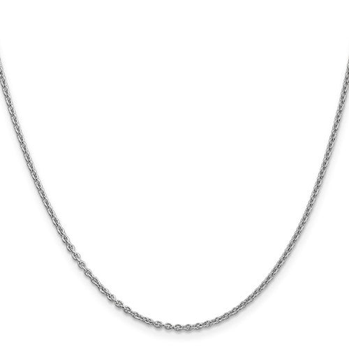 14K Gold 1.8mm Forzantine Cable with Lobster Clasp Chain
