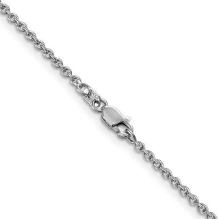 14K Gold 1.8mm Forzantine Cable with Lobster Clasp Chain