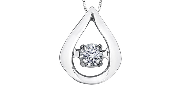 White Gold Diamond Pendant