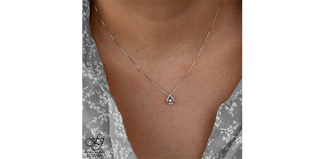 White Gold Diamond Pendant