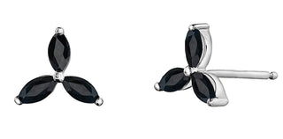 Black Sapphire Earrings