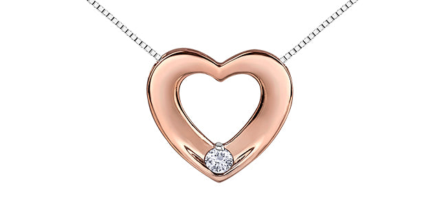 Rose Gold Canadian Diamond Pendant