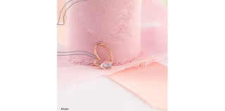 Seguimiento: colgante en forma de corazón de oro blanco y rosa de 10 quilates con piedra lunar genuina de 0,60 quilates y diamante de 0,03 quilates, 18"
