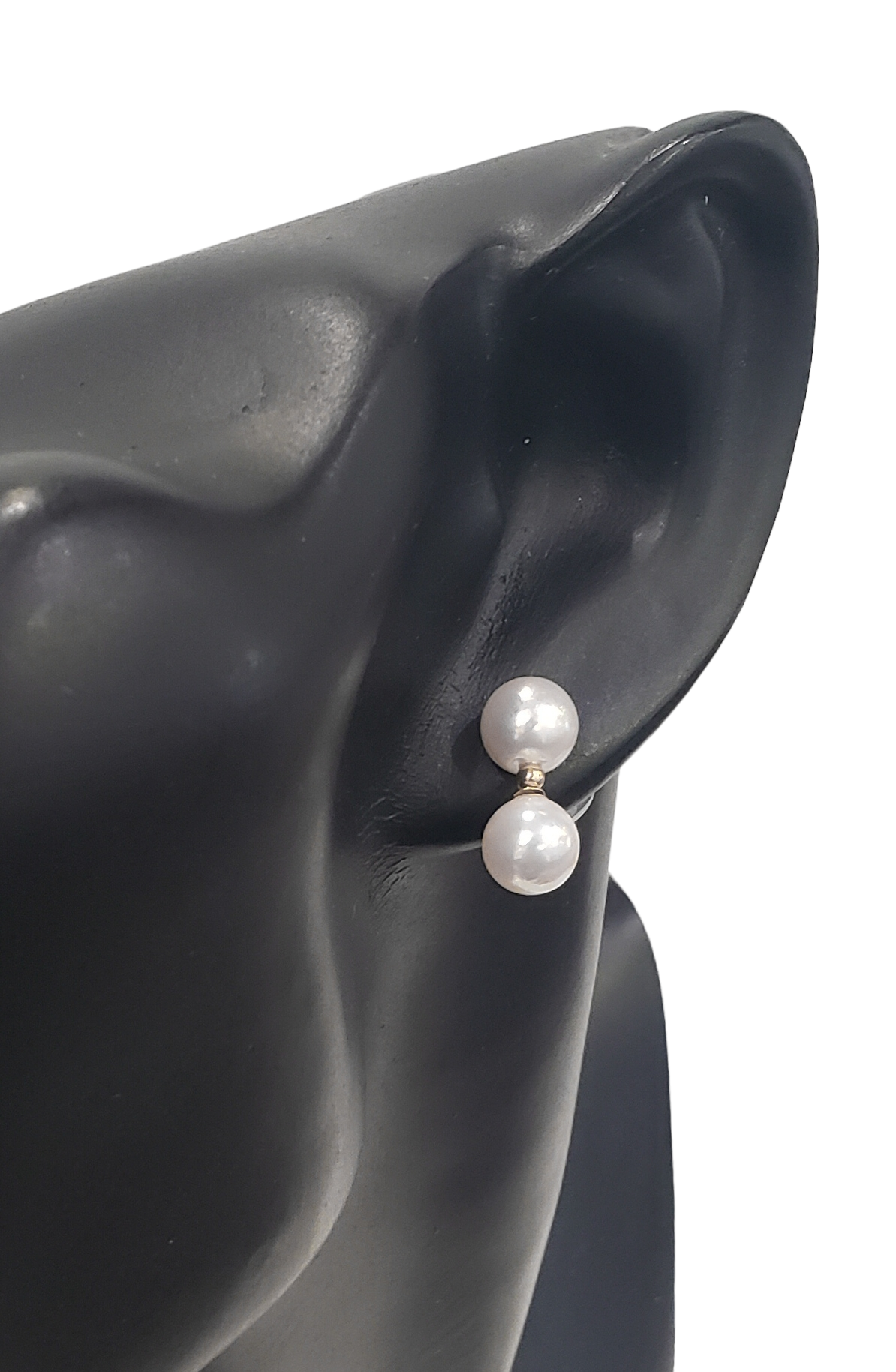 14K Yellow Gold 7-7.5mm Cultured Pearl Earring