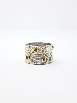 Anillo de Plata y Zafiro